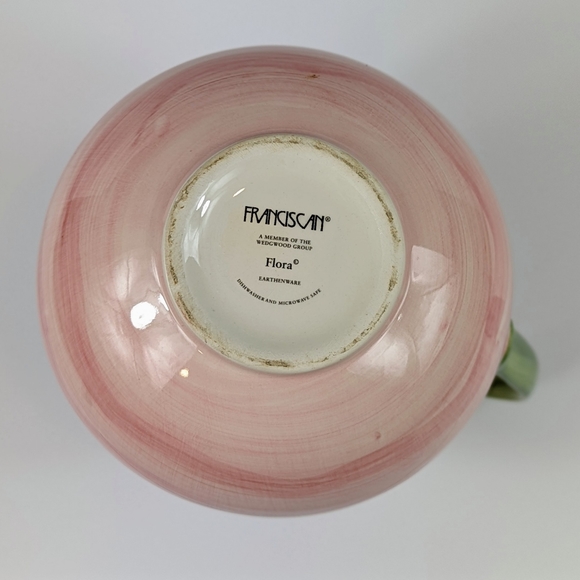 Franciscan Flora Earthenware Pitcher Wedgewood Group Excellent - Picture 5 of 7